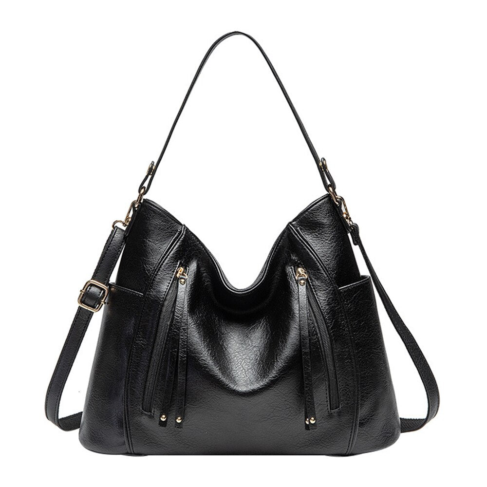 New Women Fashion Purses And Handbags PU Leather Shoulder Bag Sac Femme Large Capacity Sling Bag Office Lady Tote Bag