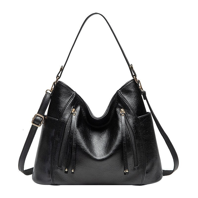 New Women Fashion Purses And Handbags PU Leather Shoulder Bag Sac Femme Large Capacity Sling Bag Office Lady Tote Bag